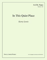 In this Quiet Place SATB choral sheet music cover Thumbnail
